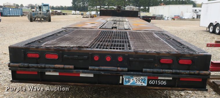 image for item DB10133 1999 Trail-Eze 190 drop deck equipment trailer