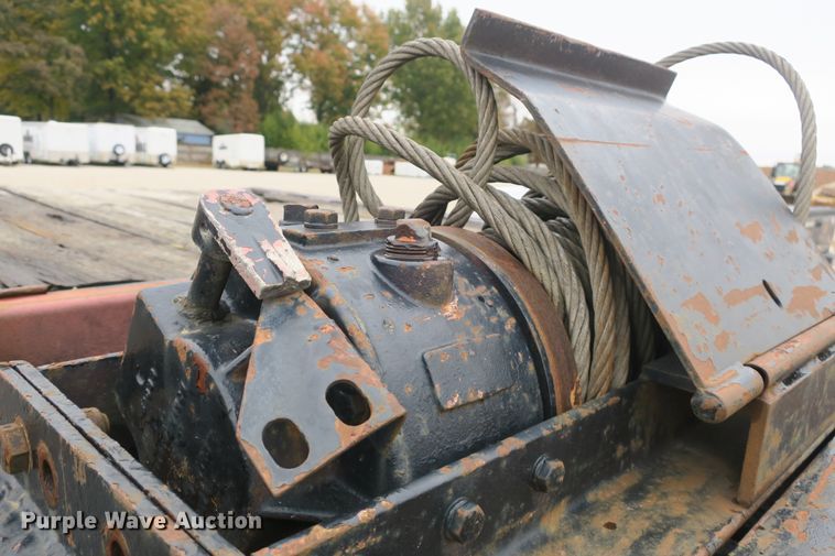 image for item DB10133 1999 Trail-Eze 190 drop deck equipment trailer