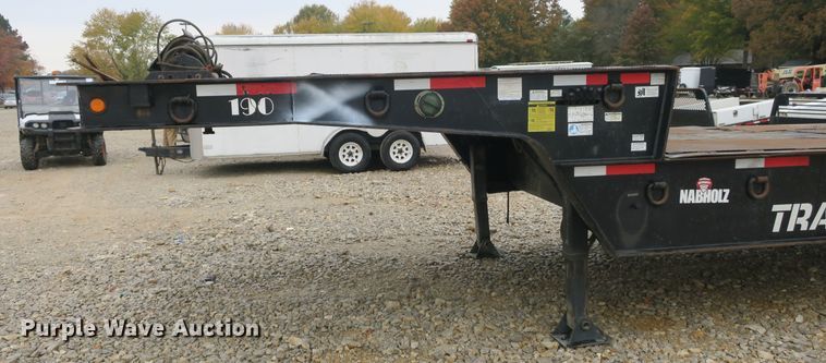 image for item DB10133 1999 Trail-Eze 190 drop deck equipment trailer