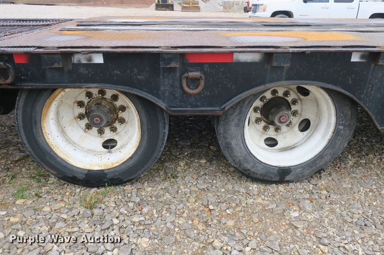 image for item DB10133 1999 Trail-Eze 190 drop deck equipment trailer