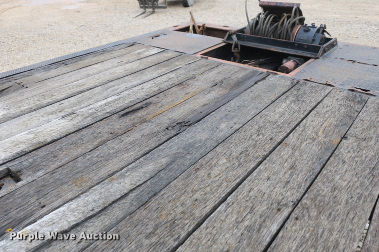 image for item DB10133 1999 Trail-Eze 190 drop deck equipment trailer