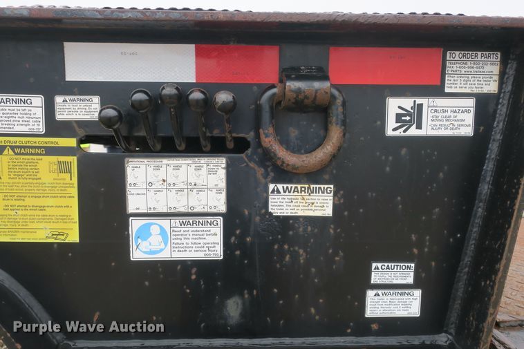 image for item DB10133 1999 Trail-Eze 190 drop deck equipment trailer