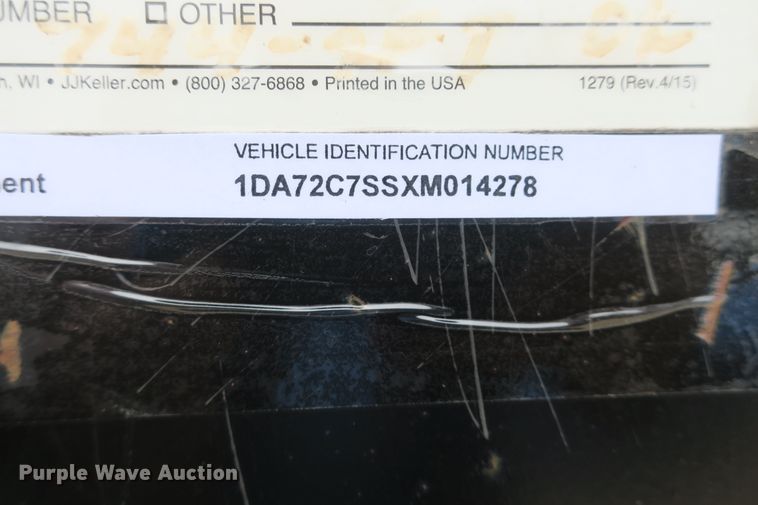 image for item DB10133 1999 Trail-Eze 190 drop deck equipment trailer