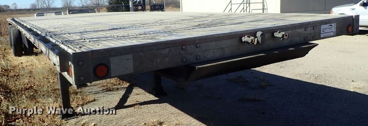 image for item DB7540 1999 Chaparral flatbed trailer