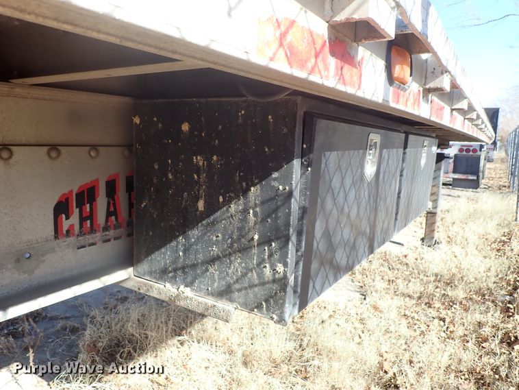 image for item DB7540 1999 Chaparral flatbed trailer