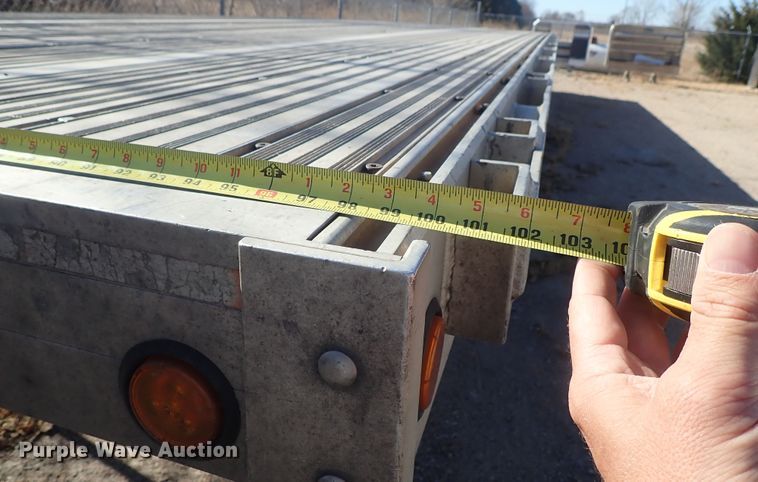 image for item DB7540 1999 Chaparral flatbed trailer