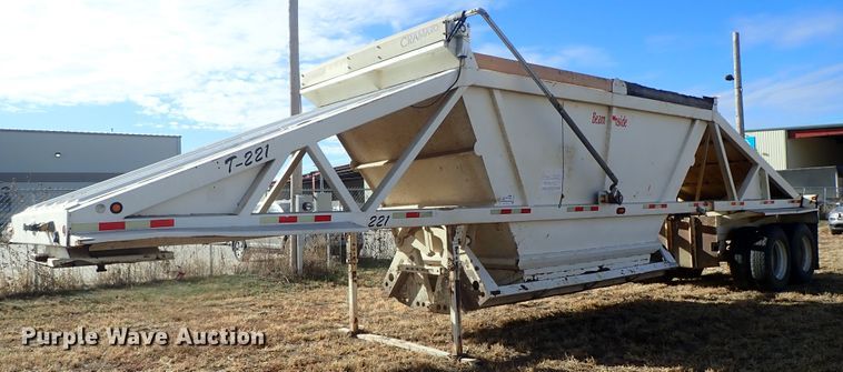 image for item DB7543 2007 Dragon 40 Super Dump bottom dump trailer