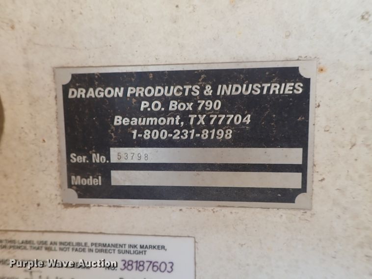 image for item DB7543 2007 Dragon 40 Super Dump bottom dump trailer