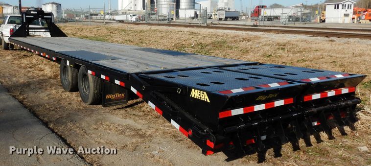 image for item DE4112 2019 Big Tex 25GNHD equipment trailer