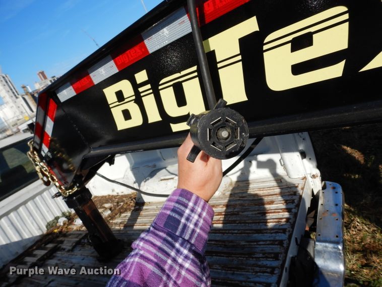 image for item DE4112 2019 Big Tex 25GNHD equipment trailer