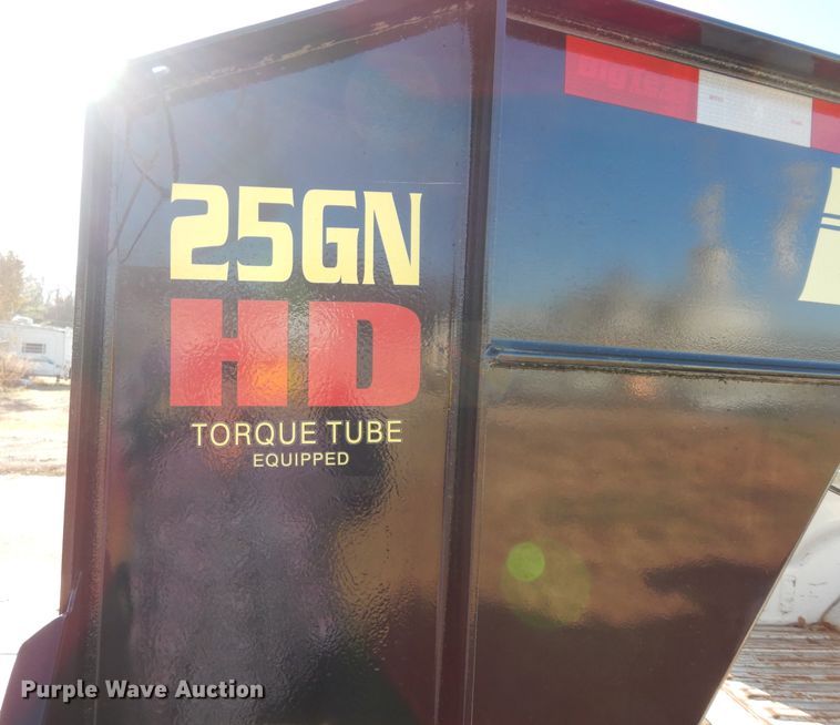 image for item DE4112 2019 Big Tex 25GNHD equipment trailer