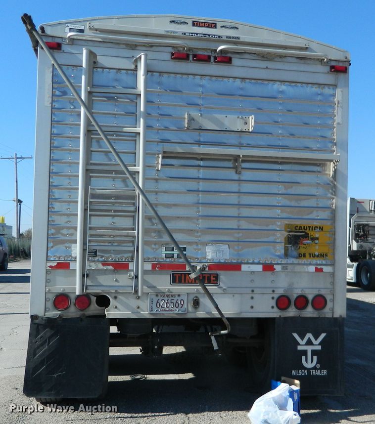 image for item DE4363 2010 Timpte double hopper bottom grain trailer