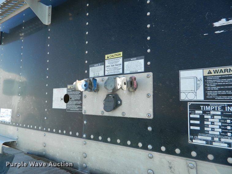 image for item DE4363 2010 Timpte double hopper bottom grain trailer