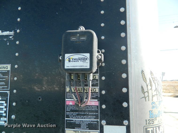 image for item DE4363 2010 Timpte double hopper bottom grain trailer