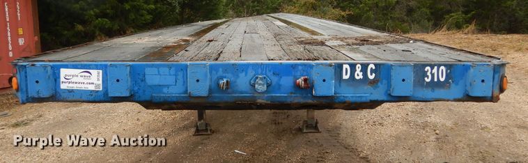 image for item DF2592 1995 Fontaine FTW-5-8048SAW flatbed trailer