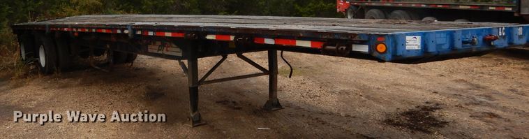 image for item DF2592 1995 Fontaine FTW-5-8048SAW flatbed trailer