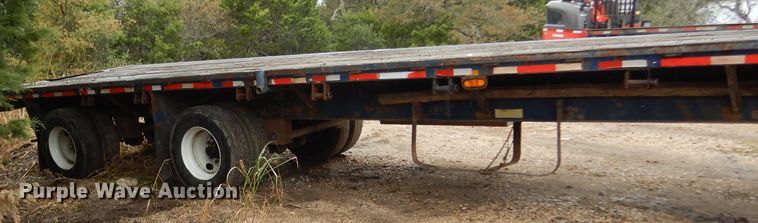 image for item DF2592 1995 Fontaine FTW-5-8048SAW flatbed trailer