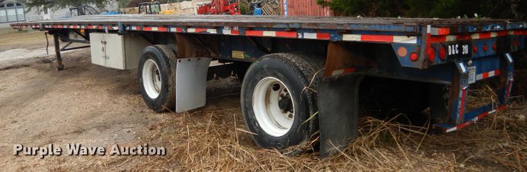 image for item DF2592 1995 Fontaine FTW-5-8048SAW flatbed trailer