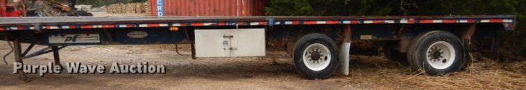 image for item DF2592 1995 Fontaine FTW-5-8048SAW flatbed trailer