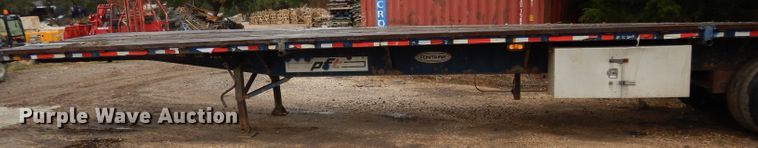 image for item DF2592 1995 Fontaine FTW-5-8048SAW flatbed trailer
