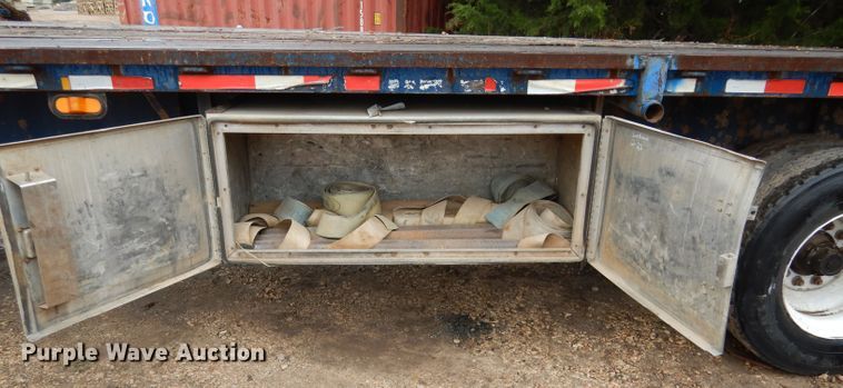 image for item DF2592 1995 Fontaine FTW-5-8048SAW flatbed trailer