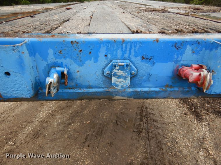 image for item DF2592 1995 Fontaine FTW-5-8048SAW flatbed trailer