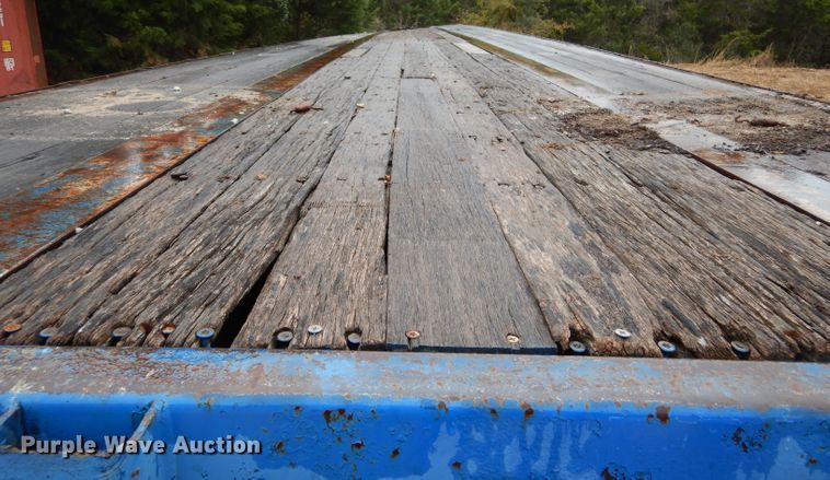 image for item DF2592 1995 Fontaine FTW-5-8048SAW flatbed trailer