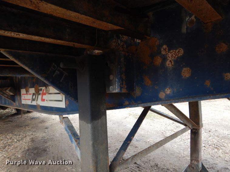 image for item DF2592 1995 Fontaine FTW-5-8048SAW flatbed trailer