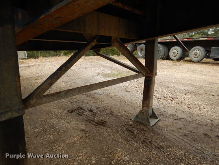 image for item DF2592 1995 Fontaine FTW-5-8048SAW flatbed trailer