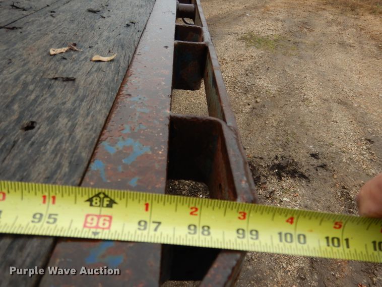 image for item DF2592 1995 Fontaine FTW-5-8048SAW flatbed trailer