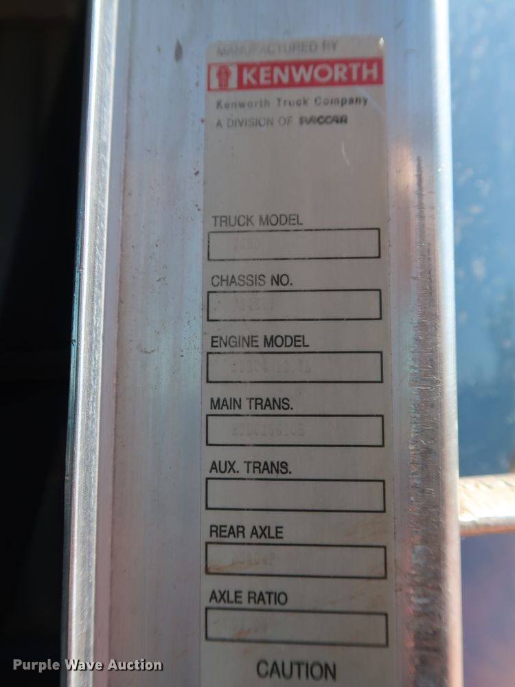image for item DG4229 1998 Kenworth T600 semi truck