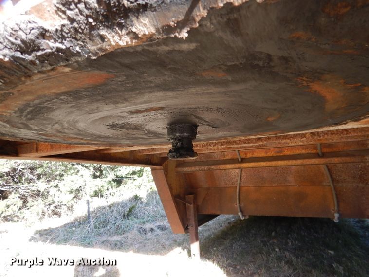 image for item DG5871 1977 Heavy Haul HS35 drop deck equipment trailer