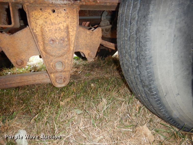 image for item DG5871 1977 Heavy Haul HS35 drop deck equipment trailer