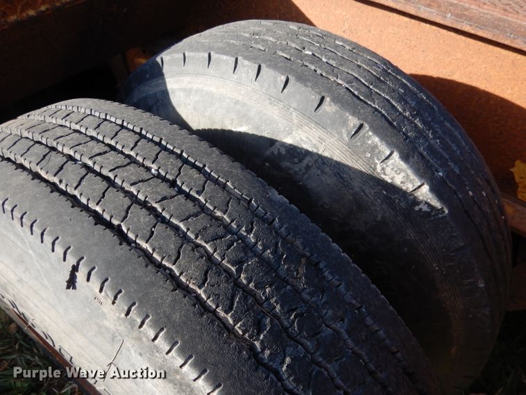 image for item DG5871 1977 Heavy Haul HS35 drop deck equipment trailer