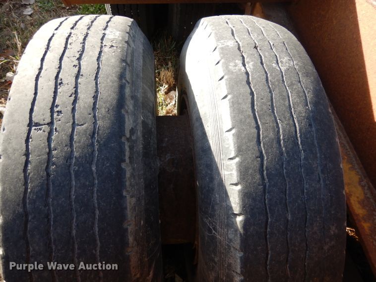 image for item DG5871 1977 Heavy Haul HS35 drop deck equipment trailer