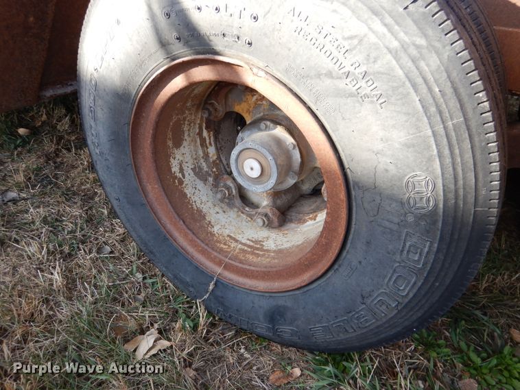 image for item DG5871 1977 Heavy Haul HS35 drop deck equipment trailer