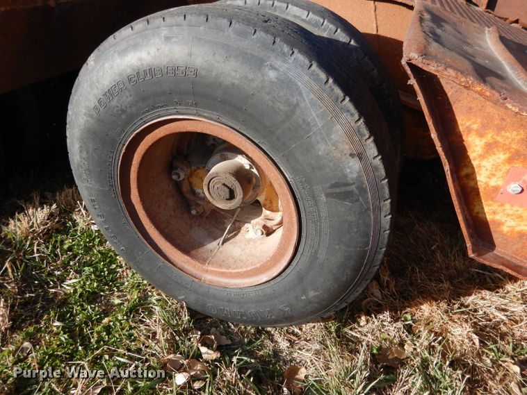 image for item DG5871 1977 Heavy Haul HS35 drop deck equipment trailer