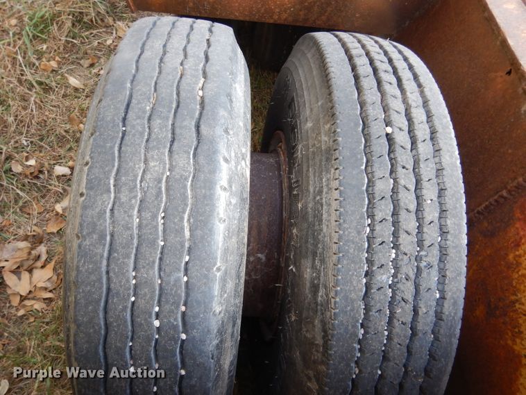 image for item DG5871 1977 Heavy Haul HS35 drop deck equipment trailer