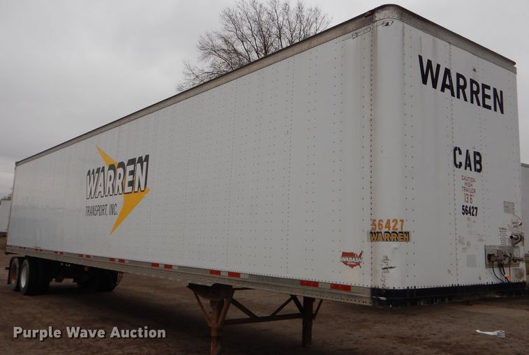 image for item DH6881 2005 Wabash dry van trailer