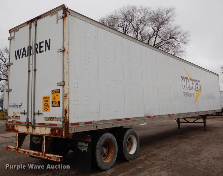 image for item DH6881 2005 Wabash dry van trailer