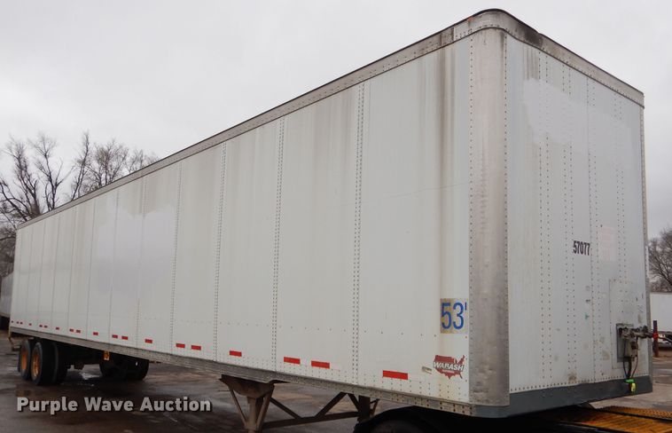 image for item DH6883 2005 Wabash dry van trailer