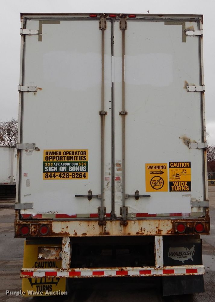 image for item DH6884 2005 Wabash dry van trailer