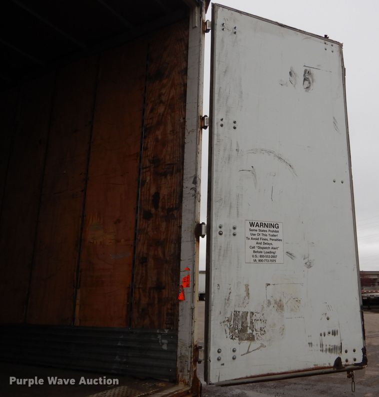 image for item DH6884 2005 Wabash dry van trailer