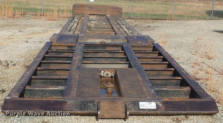 image for item DH7776 1999 Atoka lowboy equipment trailer