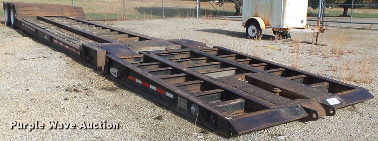 image for item DH7776 1999 Atoka lowboy equipment trailer
