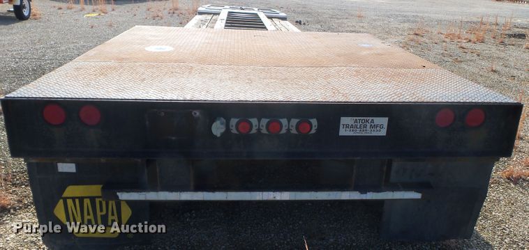 image for item DH7776 1999 Atoka lowboy equipment trailer