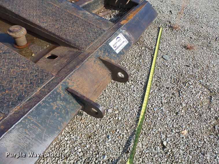 image for item DH7776 1999 Atoka lowboy equipment trailer