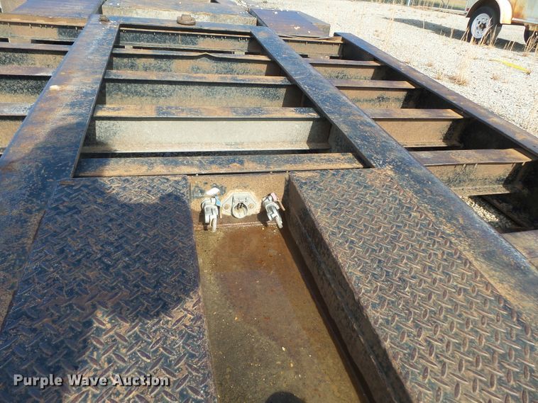 image for item DH7776 1999 Atoka lowboy equipment trailer