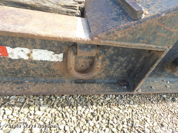 image for item DH7776 1999 Atoka lowboy equipment trailer