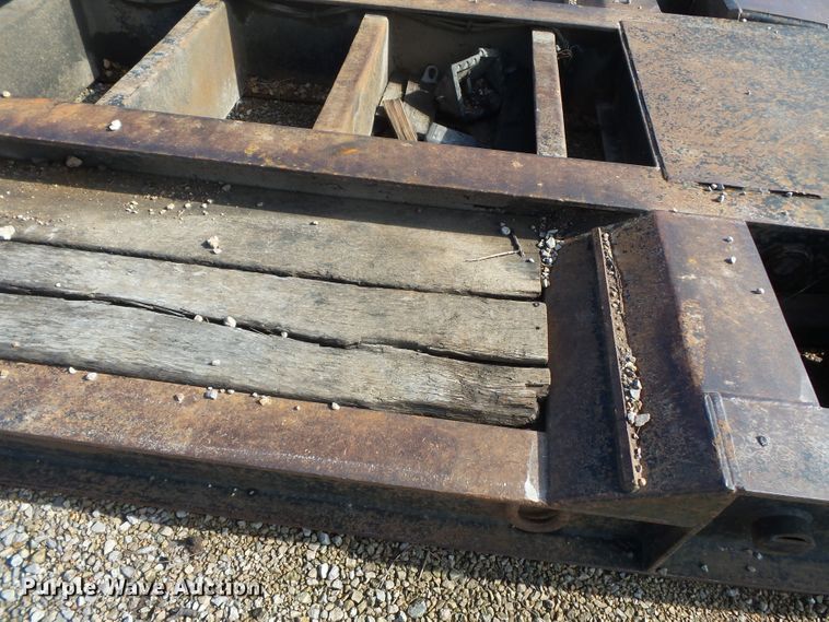 image for item DH7776 1999 Atoka lowboy equipment trailer